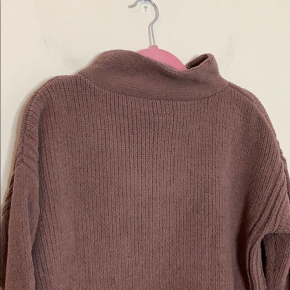 Catherine Malandrino Mauve Turtleneck Sweater - Picture 7 of 9